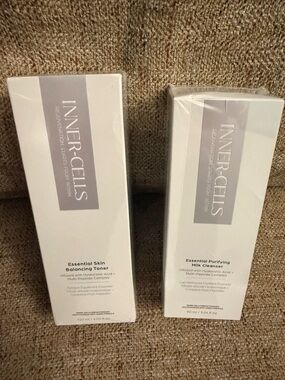 Inner Cells toner and milk cleanser